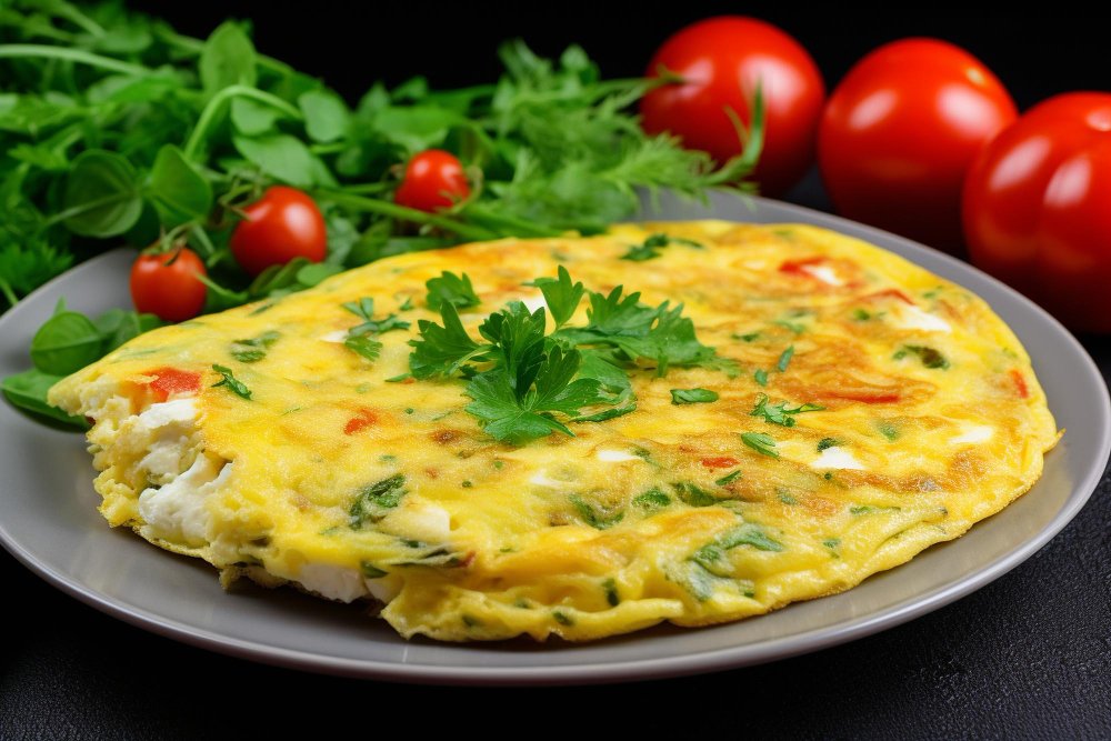 diyet-icin-sebzeli-omlet
